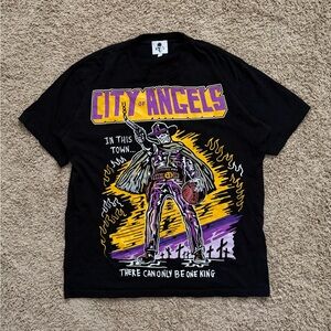 Warren Lotas There Can Only Be One Tee Mens L LeBron King James City of Angels
